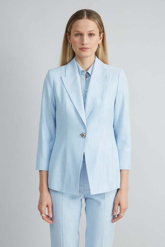 Women Mélange Blazer  | Elie Tahari