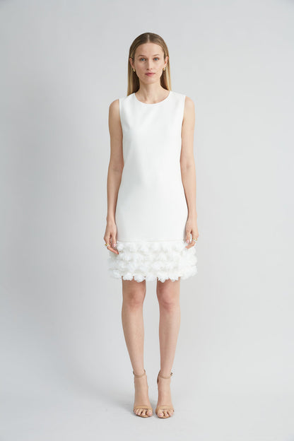 Women Floral Hem Shift Dress Foam | Elie Tahari