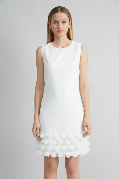 Women Floral Hem Shift Dress Foam | Elie Tahari