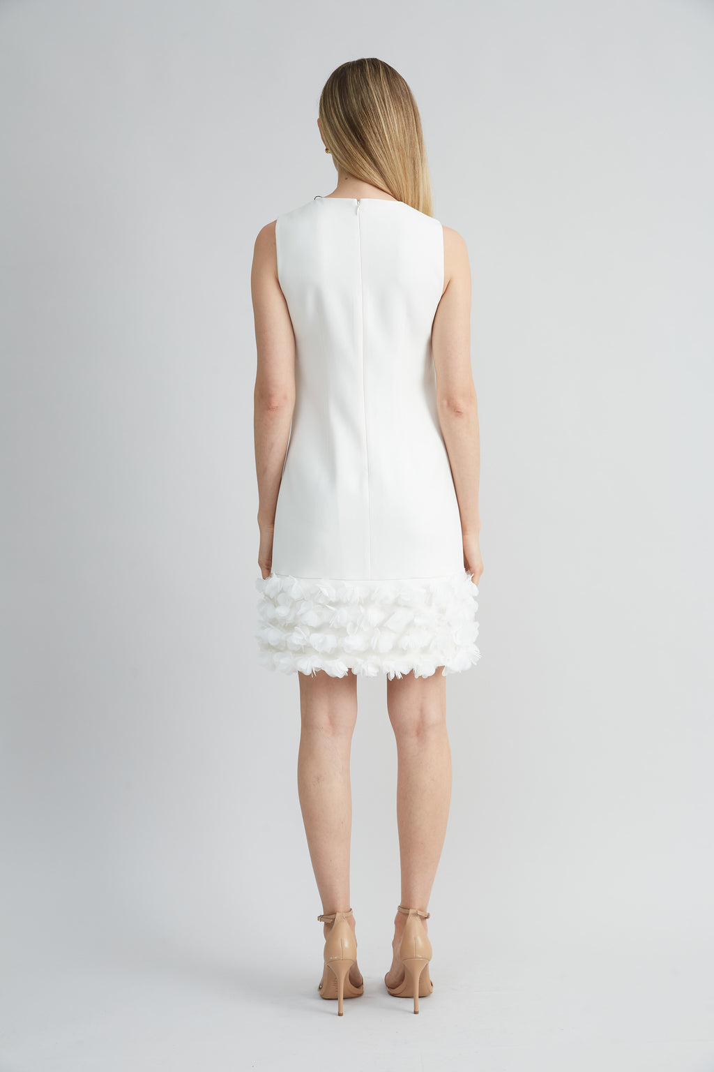 Women Floral Hem Shift Dress Foam | Elie Tahari