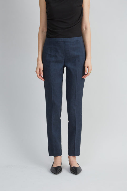 Women Slim Linen Pant  | Elie Tahari