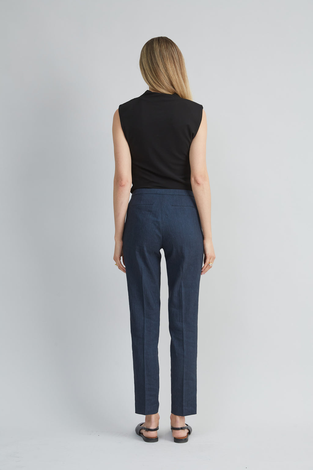 Women Slim Linen Pant  | Elie Tahari