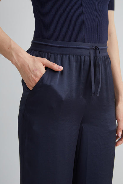 Women Satin Wide Leg Pant  | Elie Tahari
