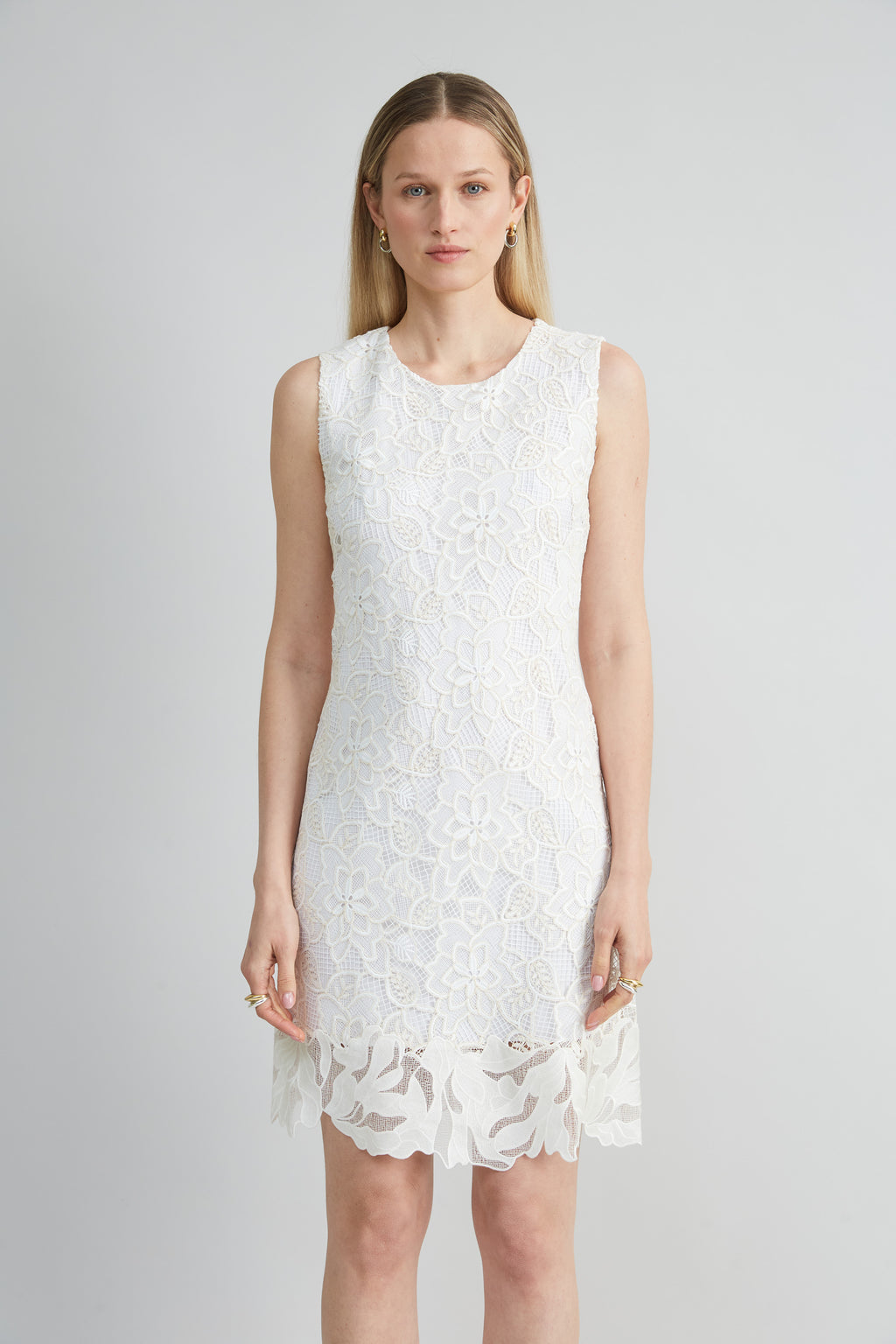 Women Lace Shift Dress Foam | Elie Tahari