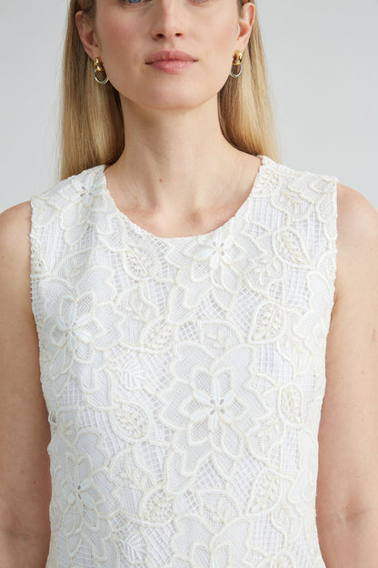 Women Lace Shift Dress Foam | Elie Tahari