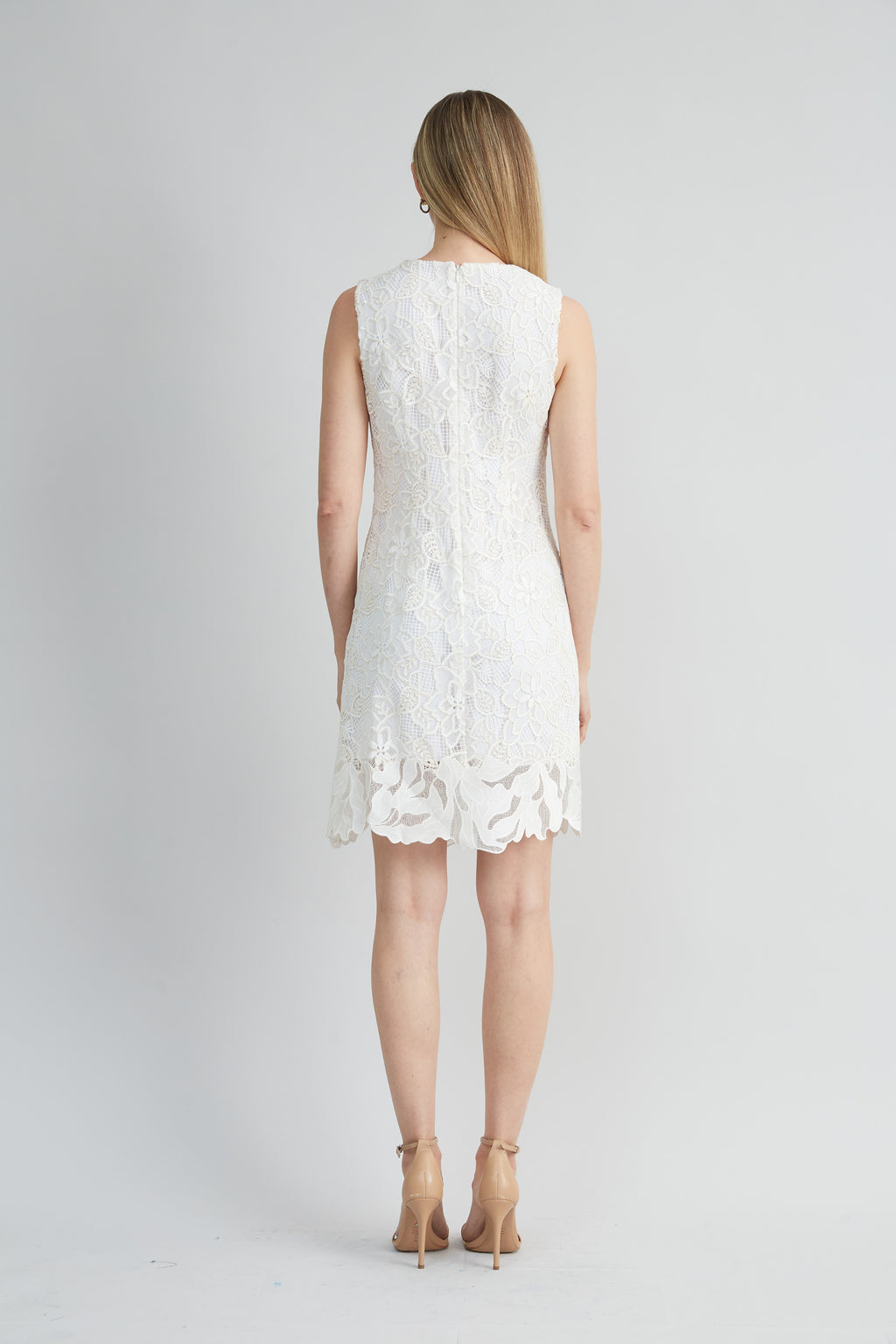 Women Lace Shift Dress Foam | Elie Tahari
