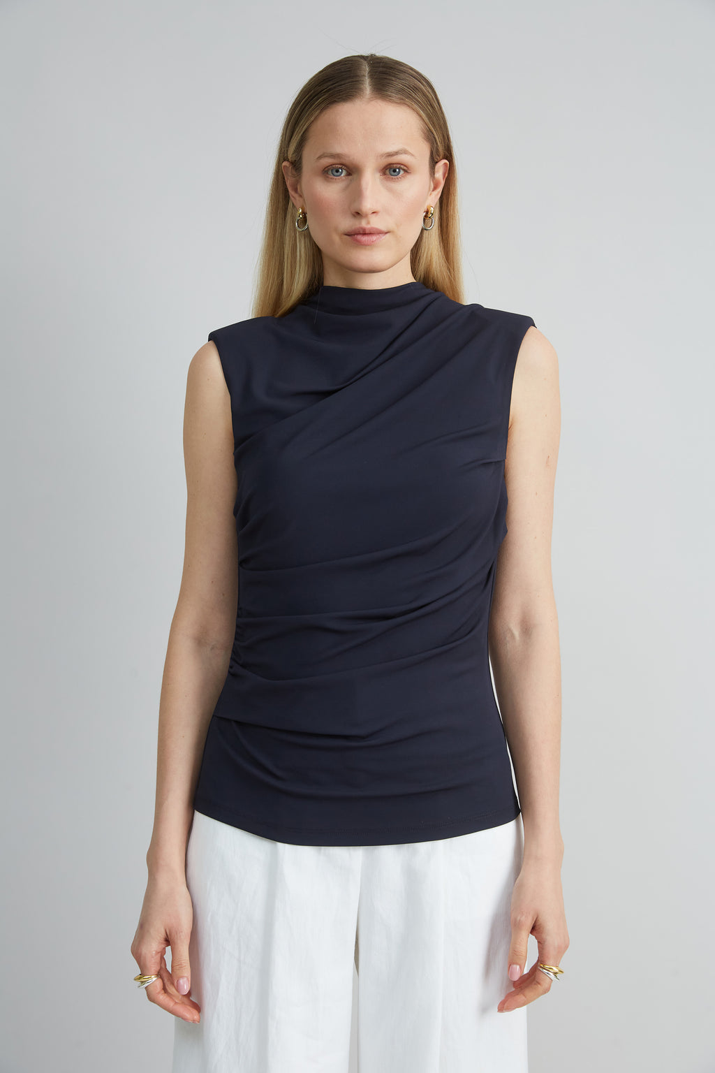 Women Draped Jersey Knit  | Elie Tahari