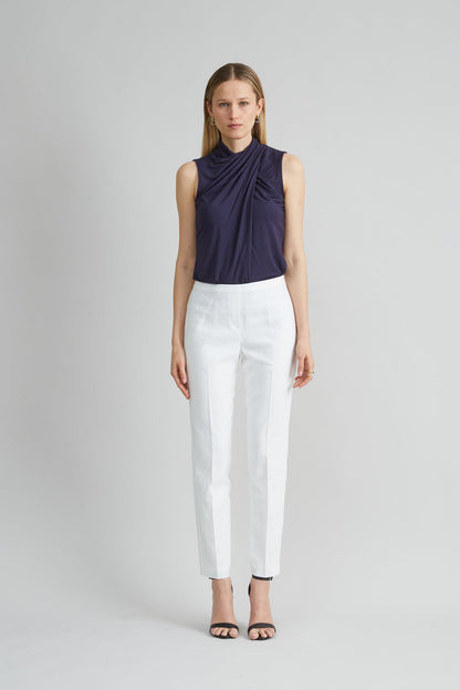 Women Slim Linen Pant  | Elie Tahari