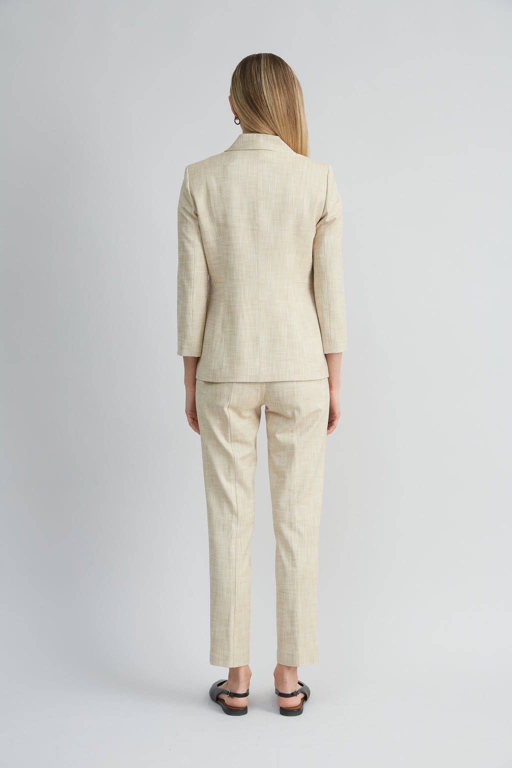 Women Mélange Blazer  | Elie Tahari
