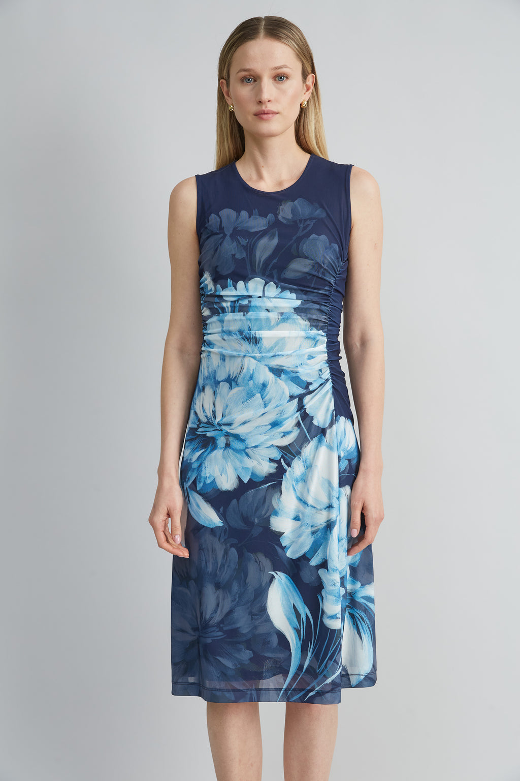 Women Midnight Shadow Mesh Dress Multi | Elie Tahari