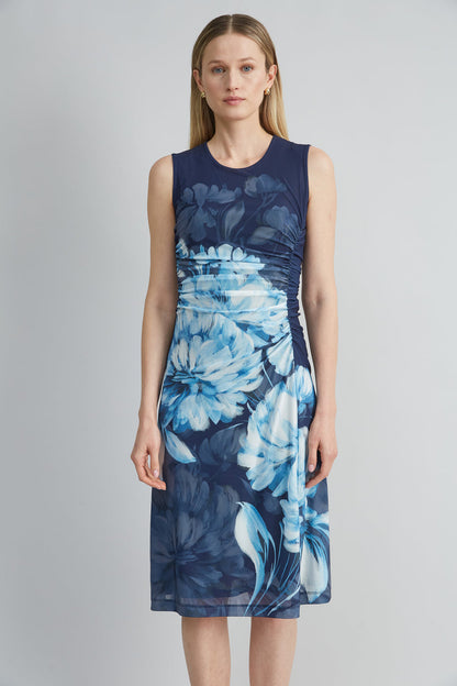 Women Midnight Shadow Mesh Dress Multi | Elie Tahari