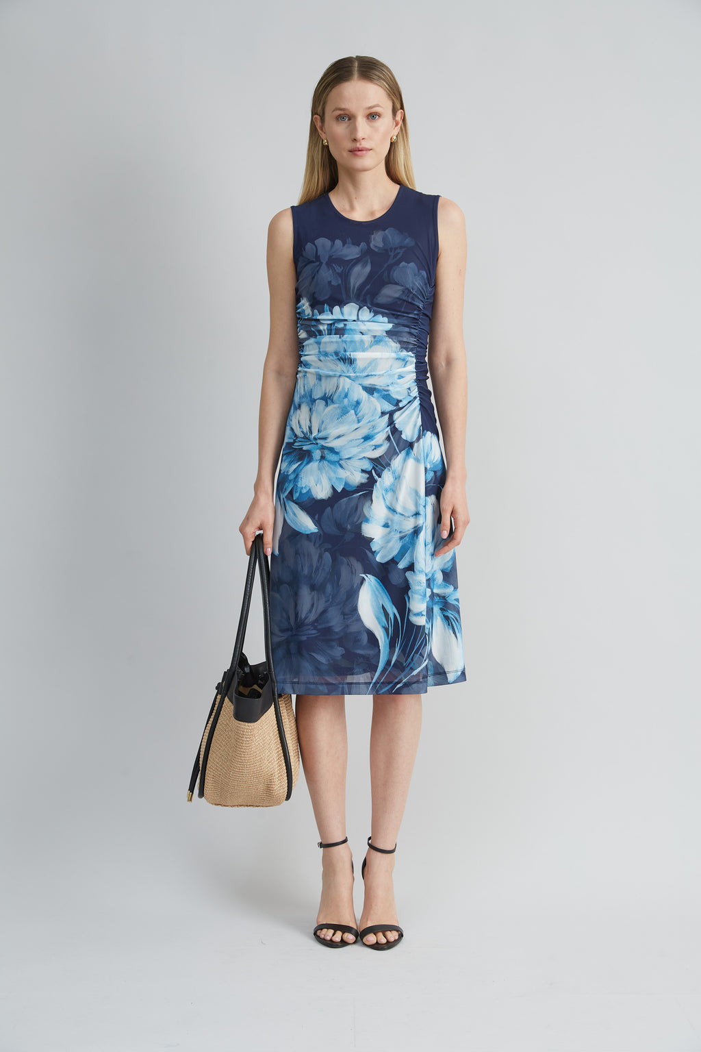 Women Midnight Shadow Mesh Dress Multi | Elie Tahari