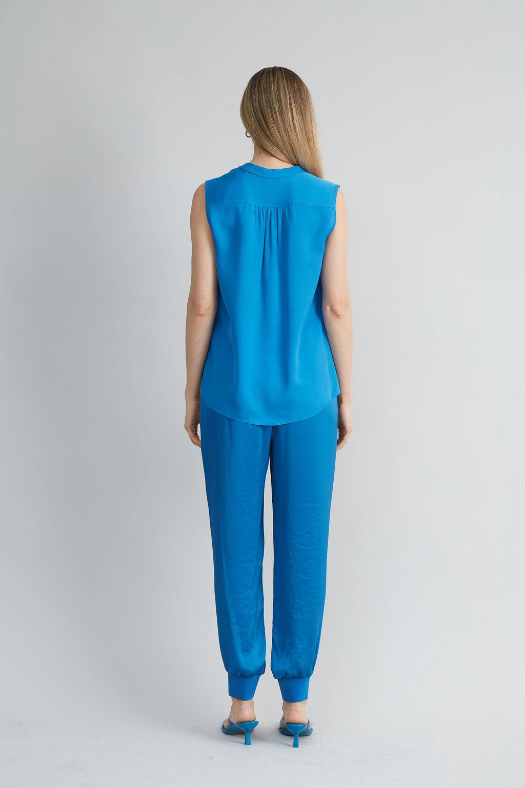 Women Silk Chain Shirt Ocean | Elie Tahari