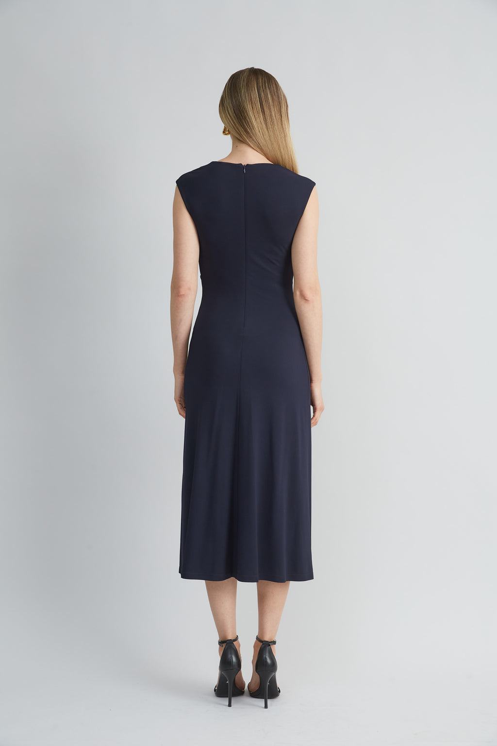 Women Matte Jersey Dress Indigo | Elie Tahari