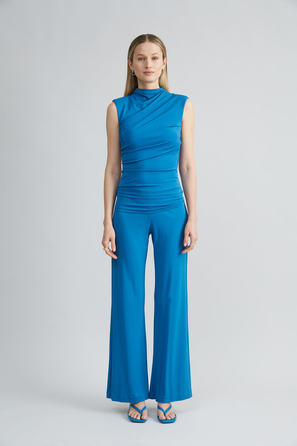 Women Draped Jersey Knit Ocean | Elie Tahari