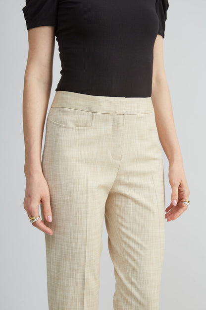 Women Melange Slim Pant  | Elie Tahari