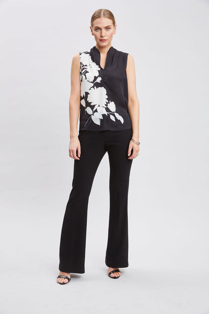 Women Midnight Garden Sleeveless Silk Top  | Elie Tahari