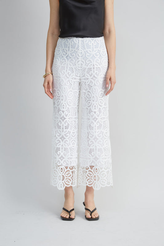 Women Lace Palazzo Pant  | Elie Tahari