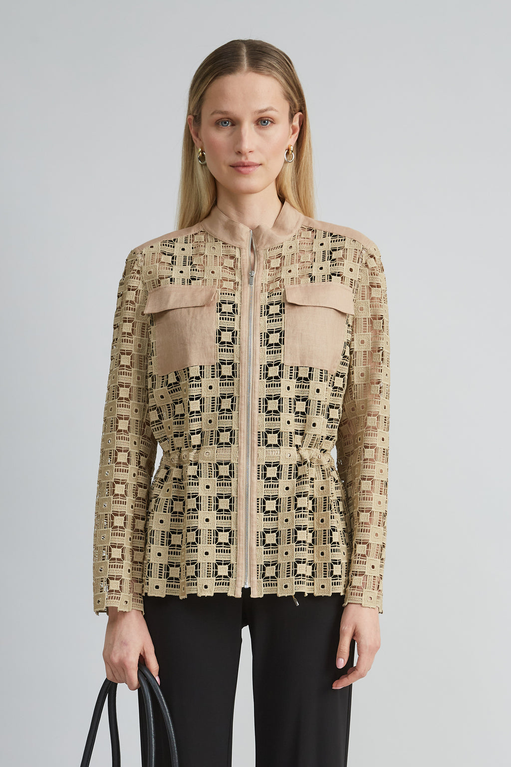 Women Lace Utility Jacket  | Elie Tahari