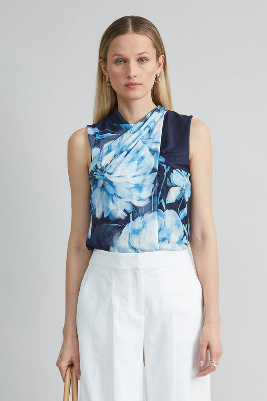 Women Midnight Shadow Mesh Twist Knit  | Elie Tahari