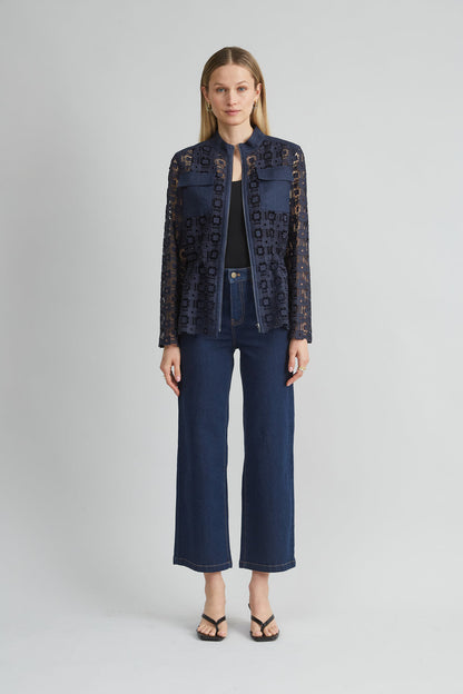 Women Lace Utility Jacket  | Elie Tahari