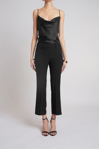 Women Tailored Fit & Flare Pant Black | Elie Tahari