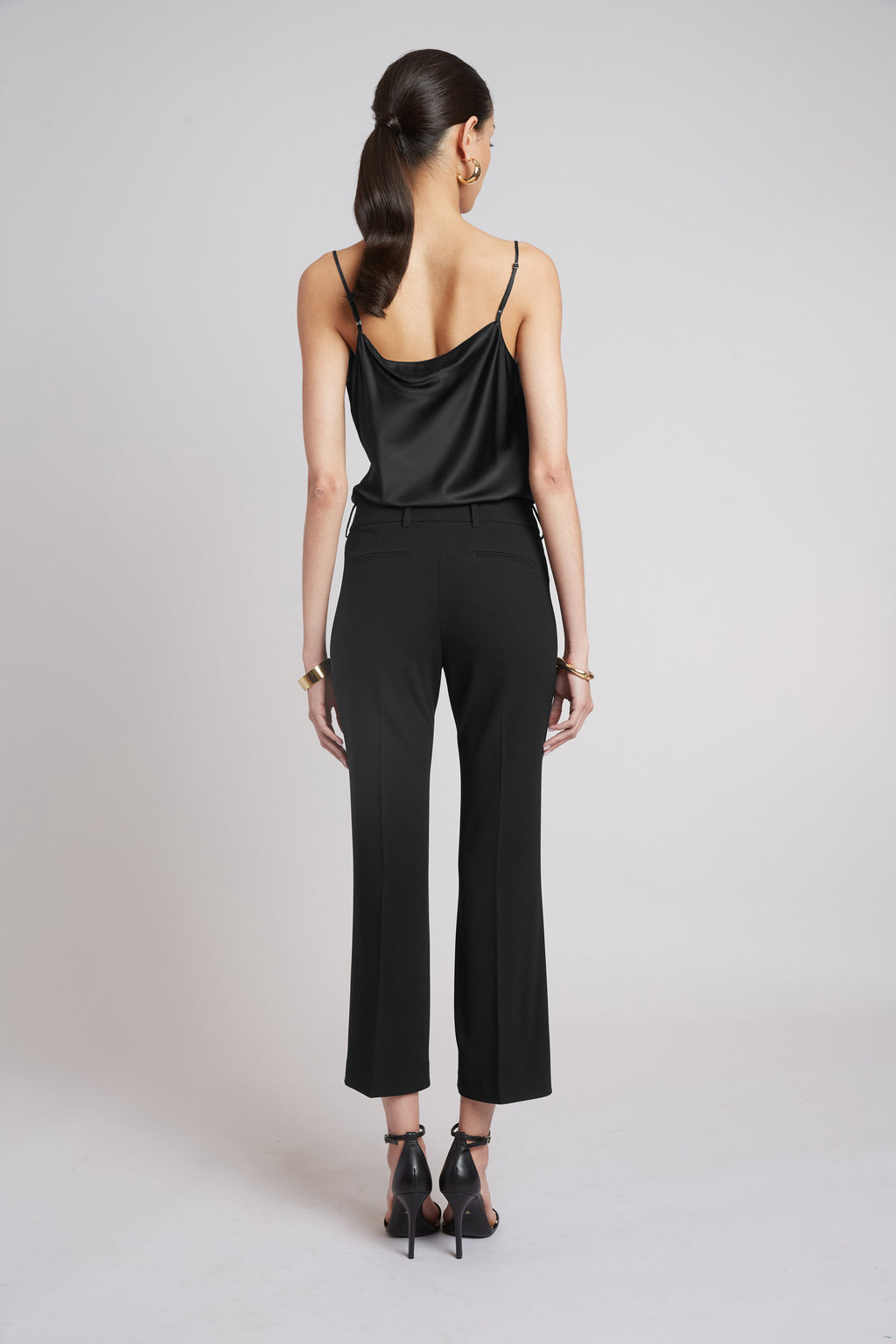 Women Tailored Fit & Flare Pant Black | Elie Tahari