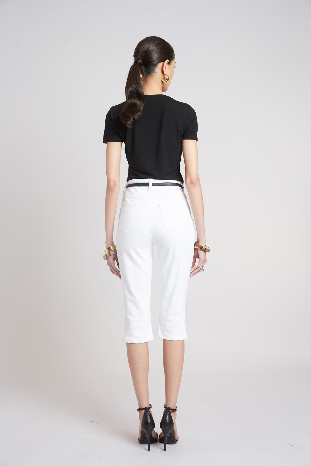 Women Asymmetric Knot T-Shirt  | Elie Tahari