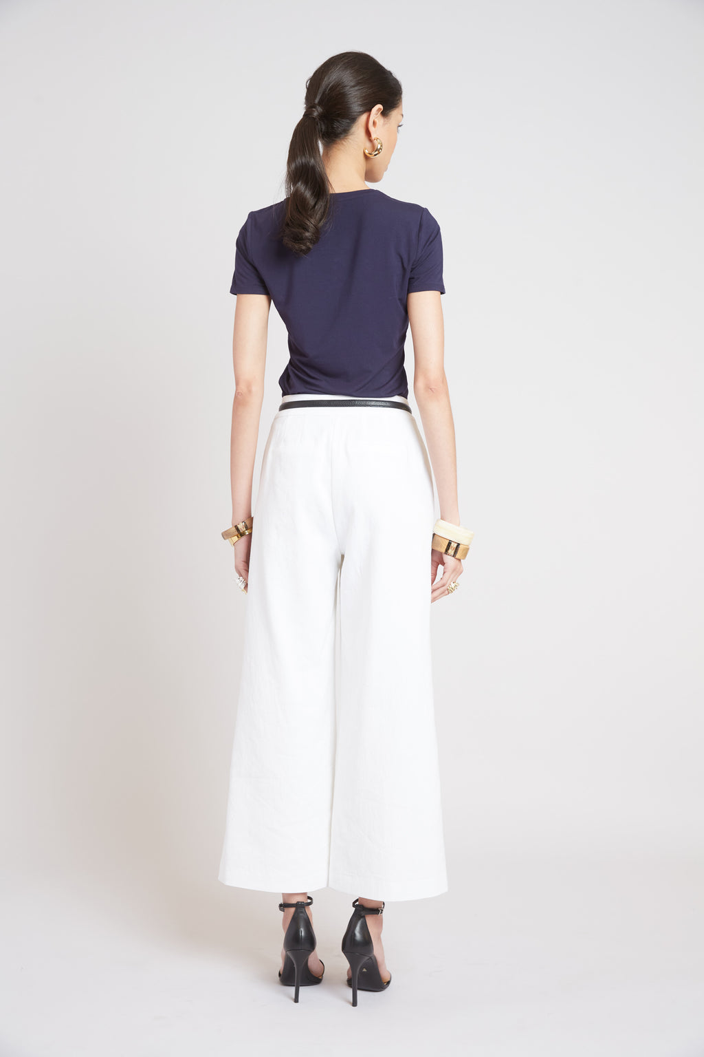 Women Asymmetric Knot T-Shirt  | Elie Tahari