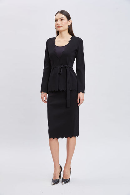 Women Scallop Skirt  | Elie Tahari