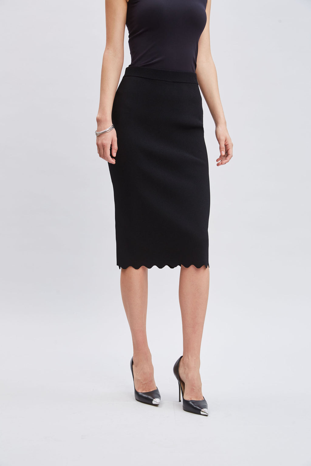Women Scallop Skirt  | Elie Tahari