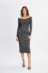 Noir With Silver Lurex