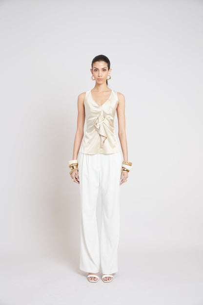 Women Silk Cascade Top  | Elie Tahari