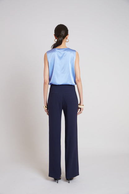 Women Silk Cowl Neck Top  | Elie Tahari