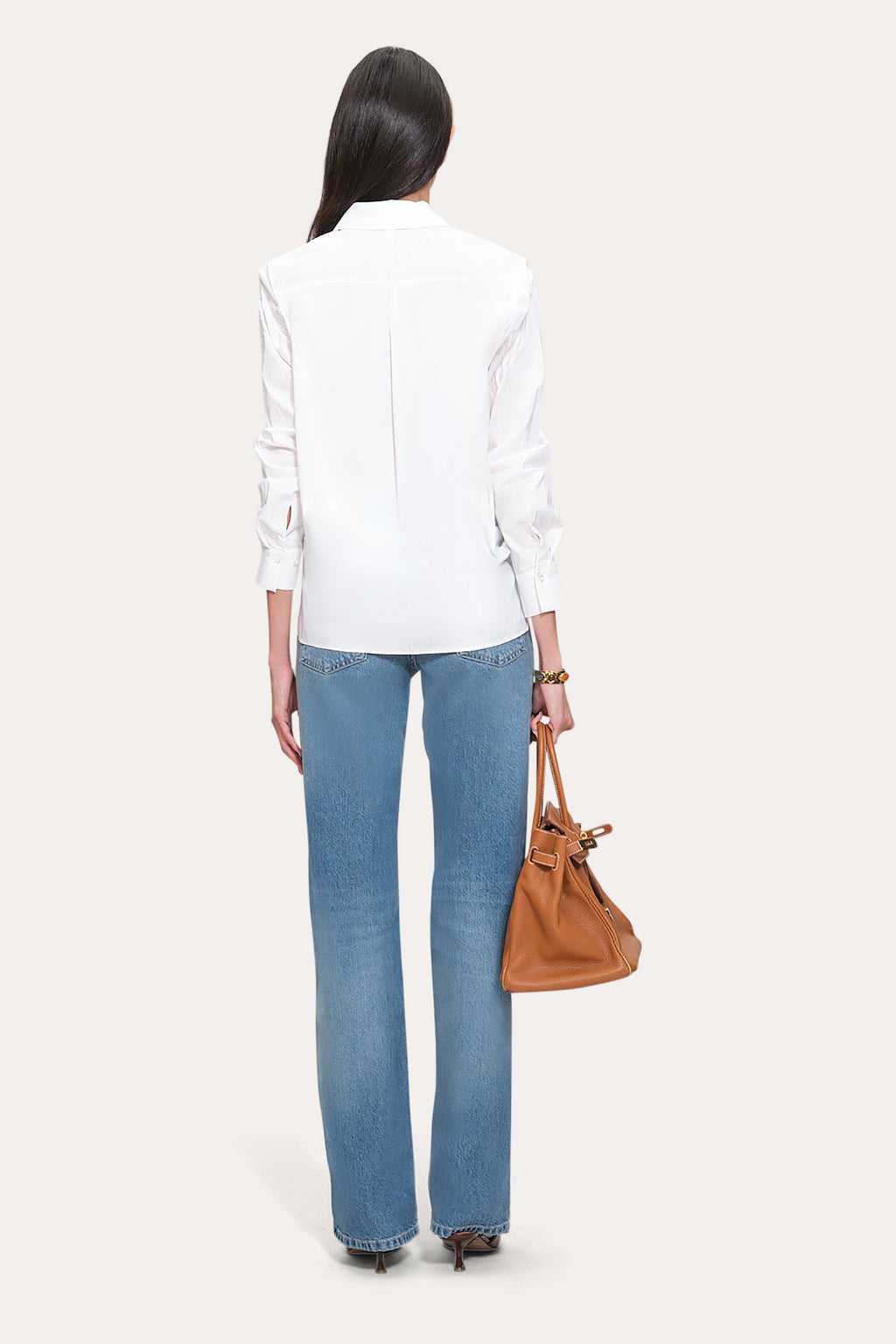 Women Embroidered Cotton Shirt White | Elie Tahari
