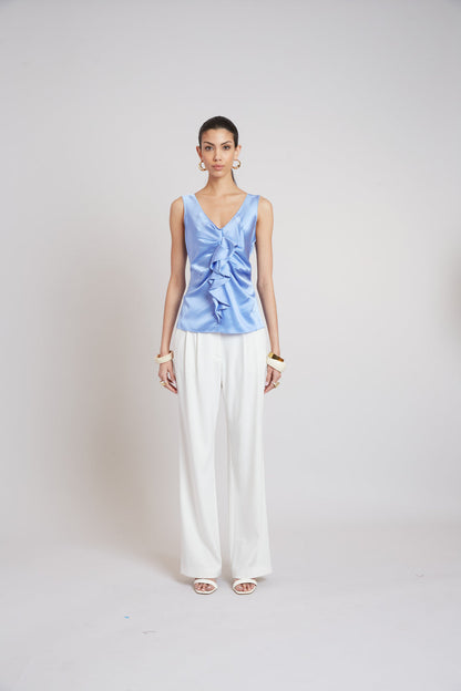 Women Silk Cascade Top  | Elie Tahari