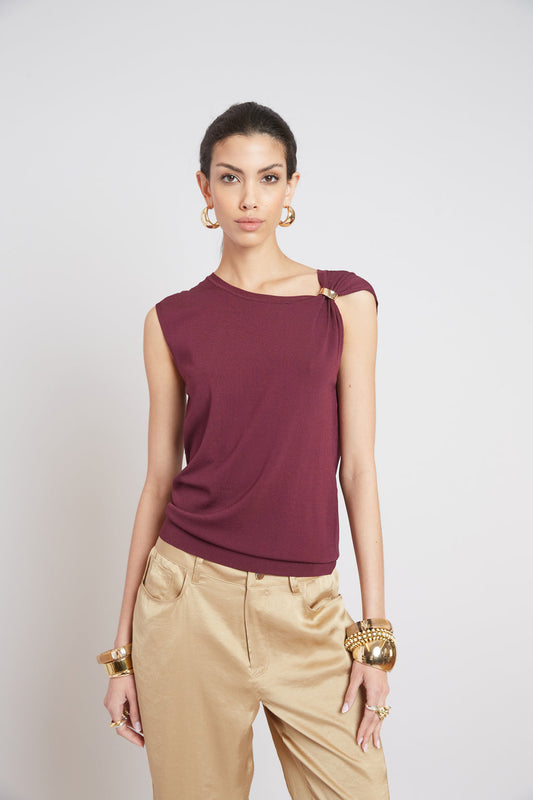 Women Gilded Top  | Elie Tahari