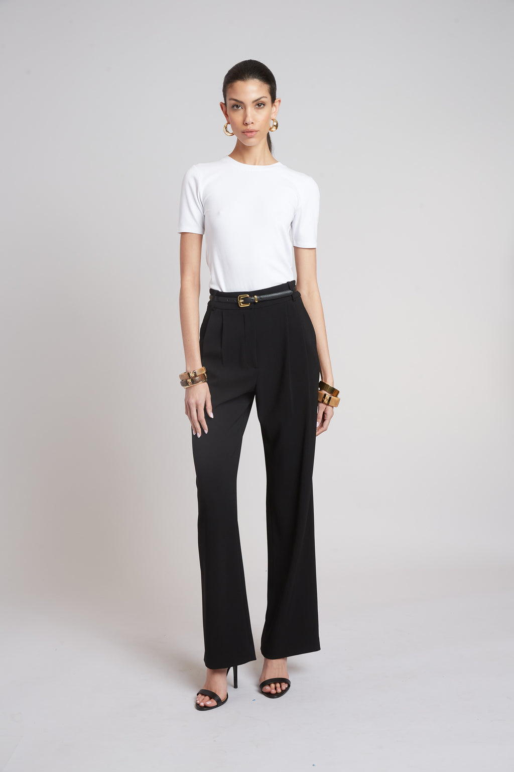 Women Classic Rib Tee  | Elie Tahari