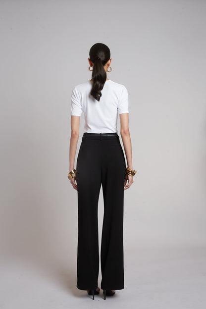 Women Classic Rib Tee  | Elie Tahari
