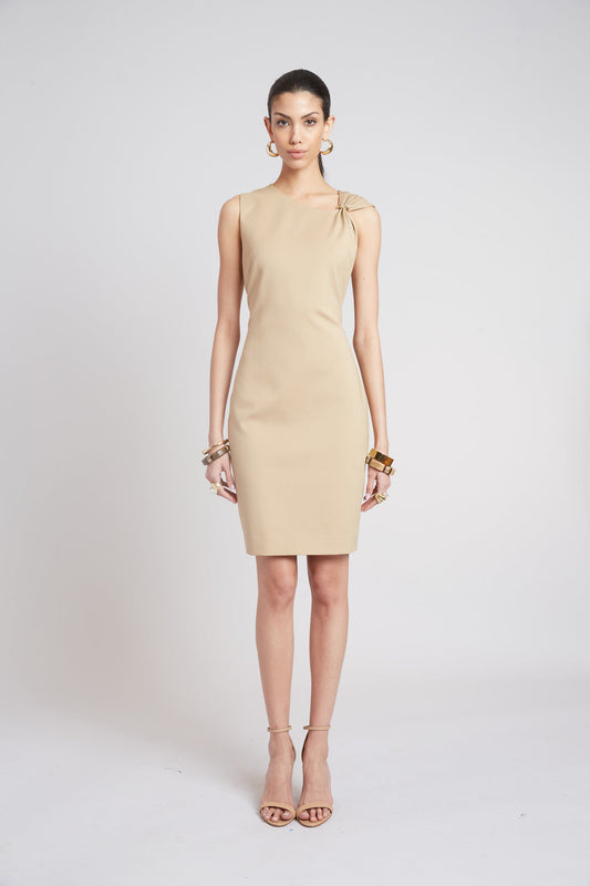 Women Gilded Knit Dress Sandcastle | Elie Tahari