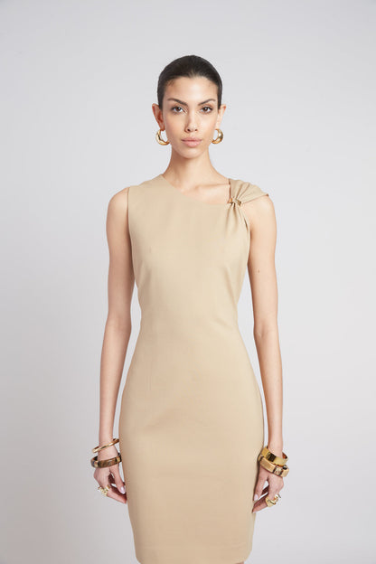 Women Gilded Knit Dress Sandcastle | Elie Tahari