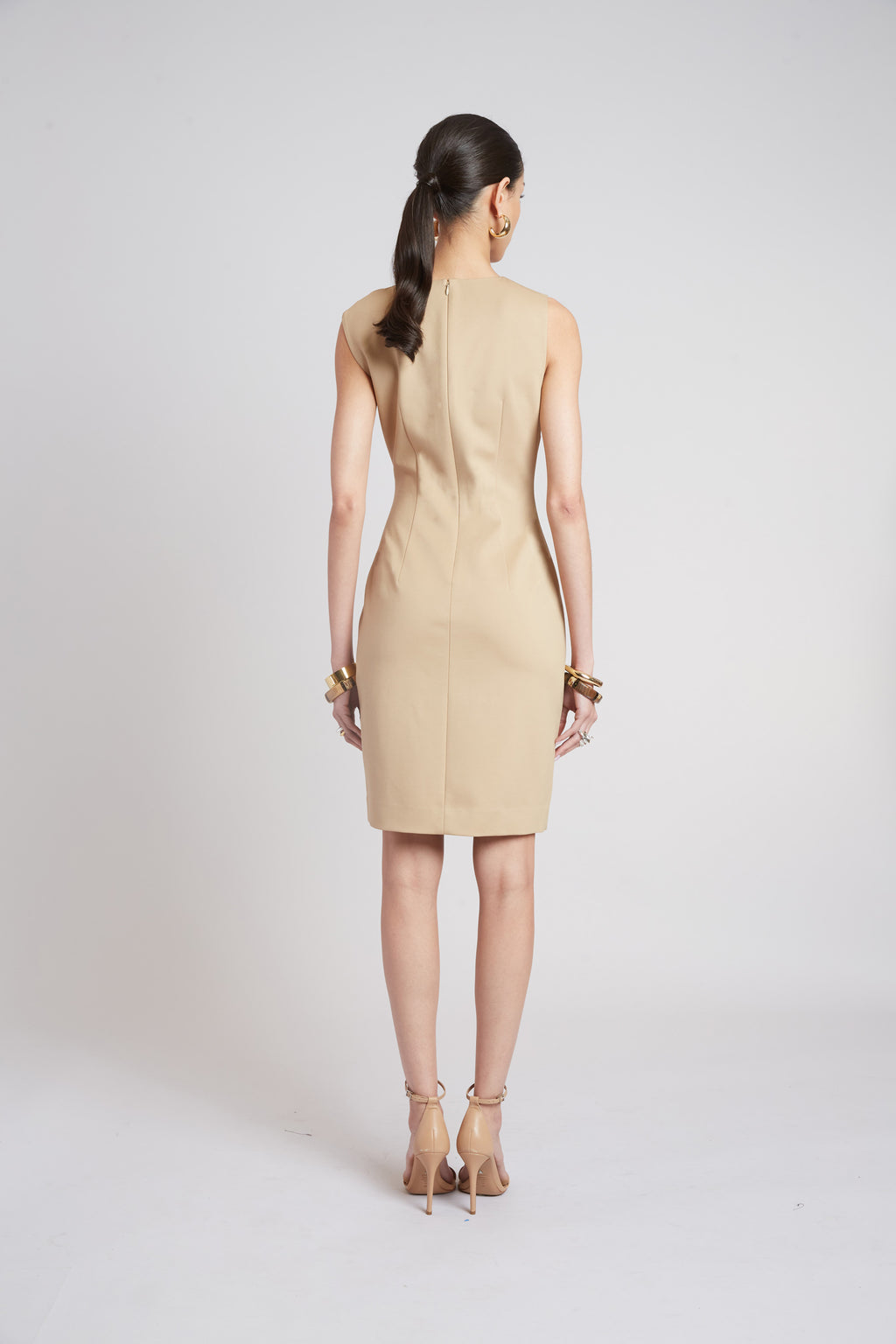 Women Gilded Knit Dress Sandcastle | Elie Tahari