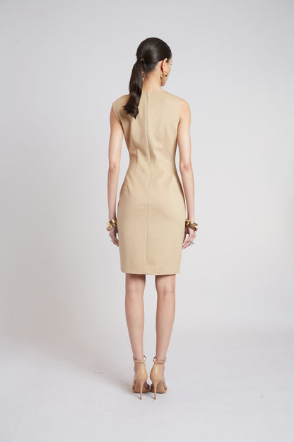Women Gilded Knit Dress Sandcastle | Elie Tahari