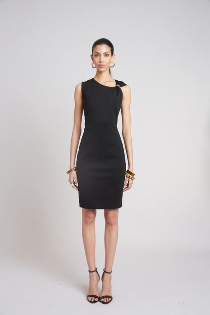 Women Gilded Knit Dress Black | Elie Tahari