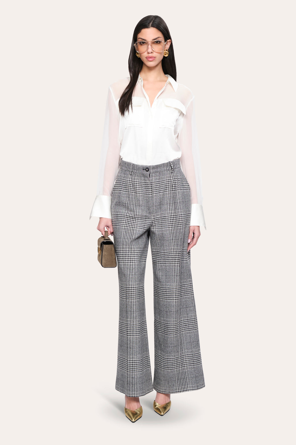 Women Bia Silk Blouse Fresh Pearl | Elie Tahari