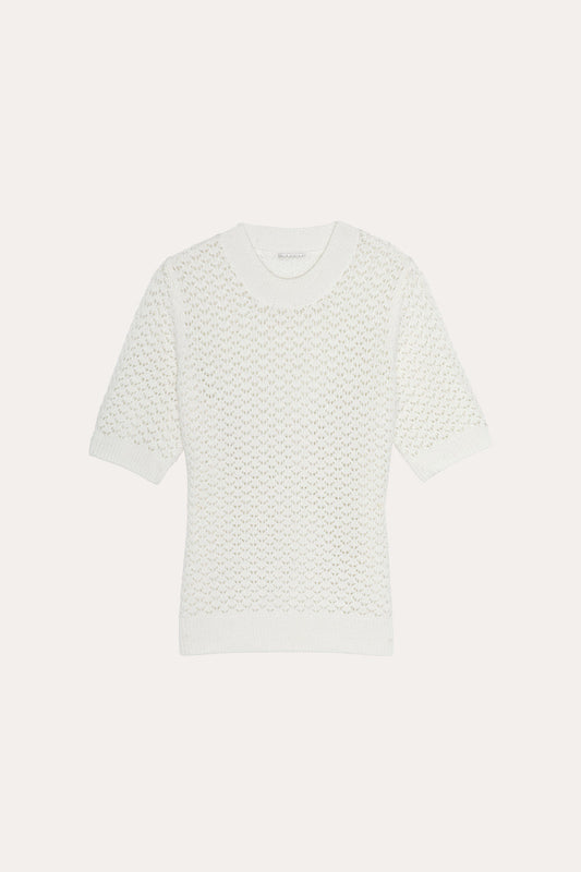 Women Maya Wool Sweater Snow | Elie Tahari
