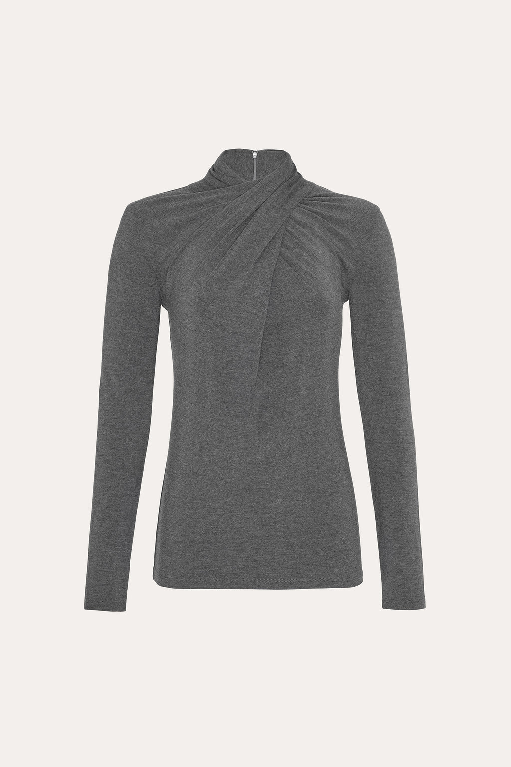 Women Kaia Twist Knit Charcoal Melange | Elie Tahari