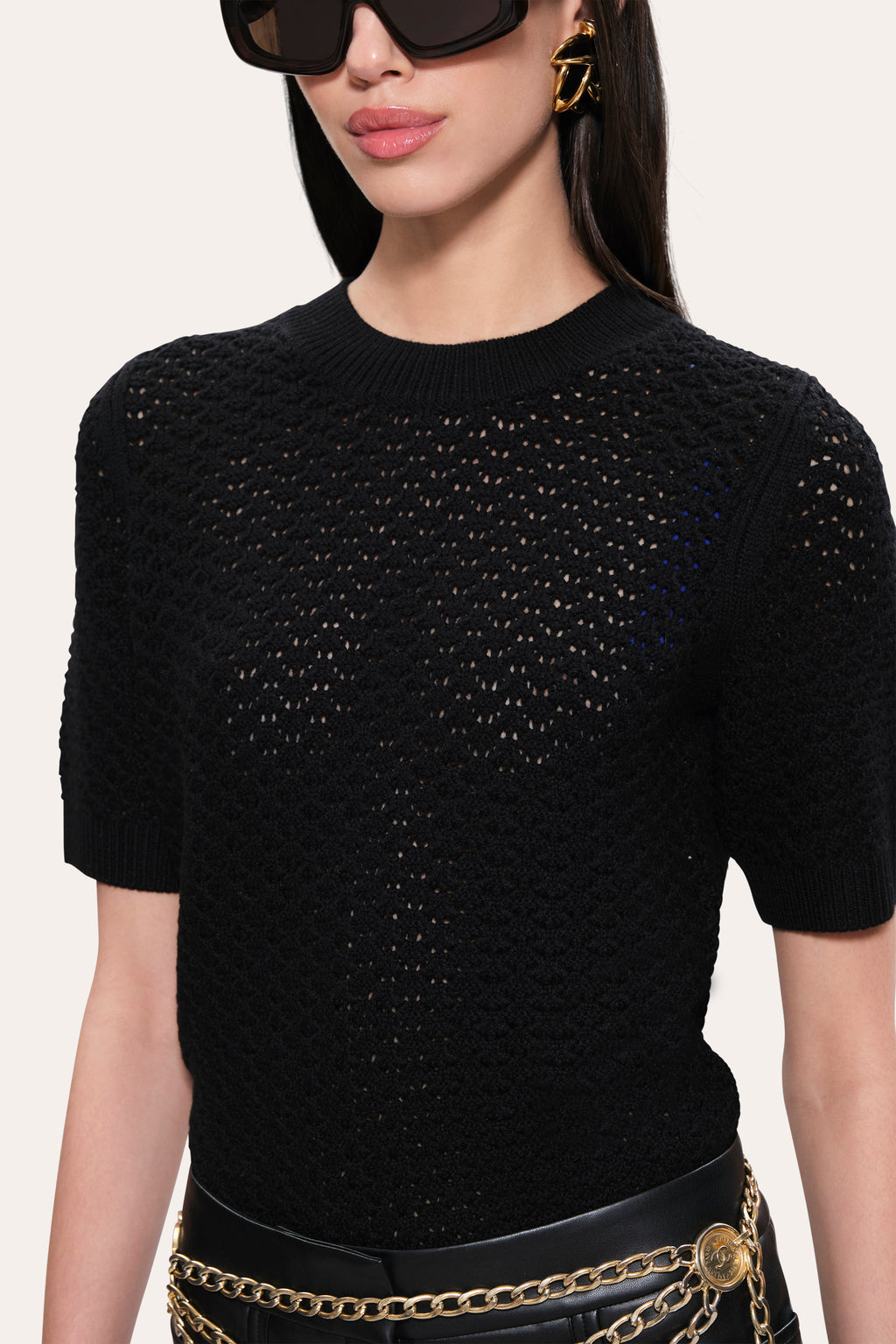 Women Maya Wool Sweater Black | Elie Tahari