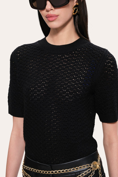 Women Maya Wool Sweater Black | Elie Tahari