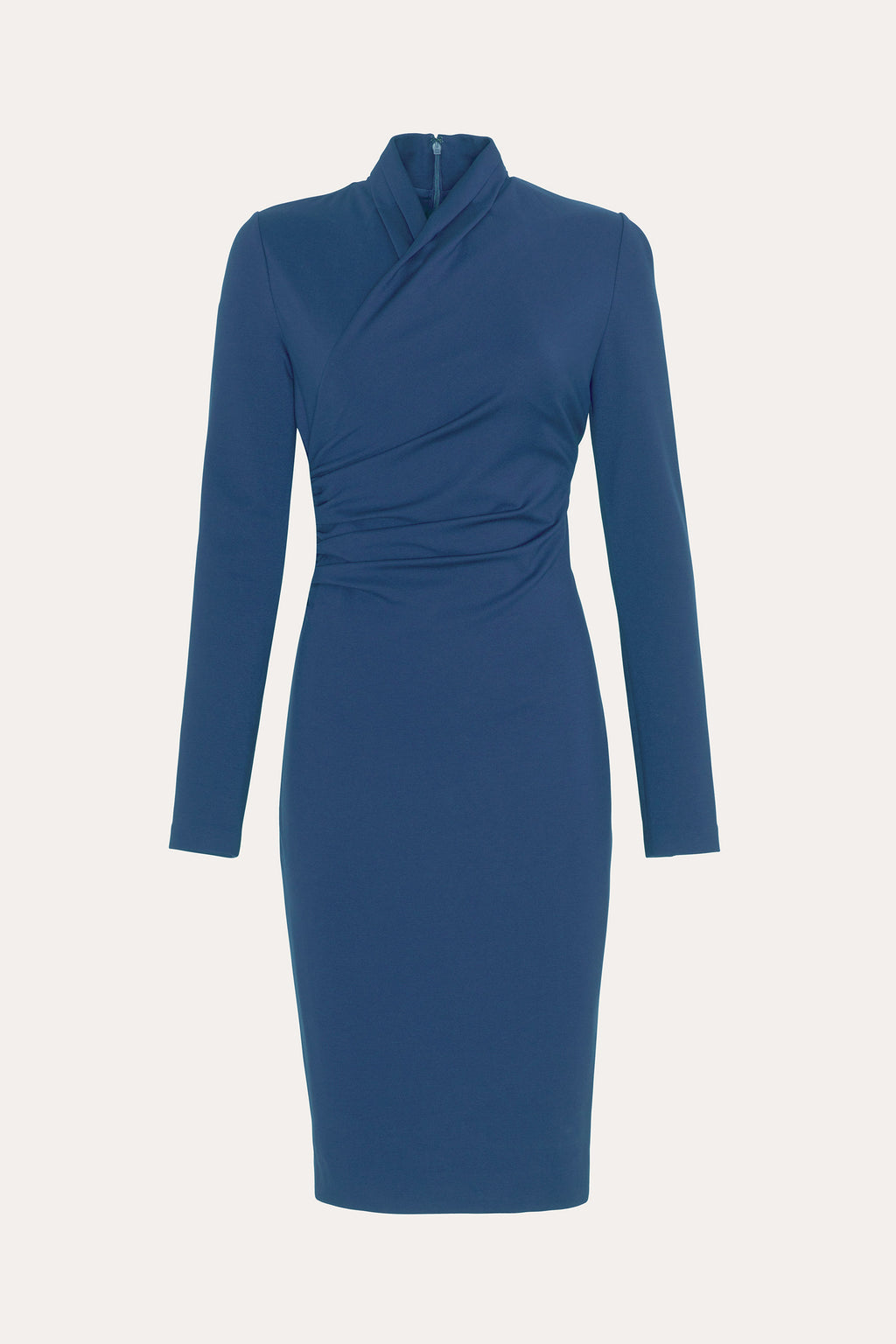 Women Margaux Ruched Dress Deep Teal | Elie Tahari